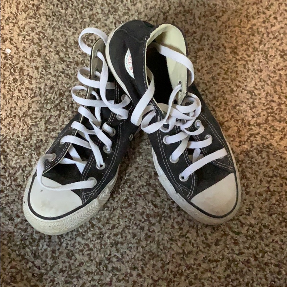 Black High Top Converse